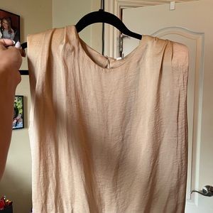 Gold top with shoulder pads!
